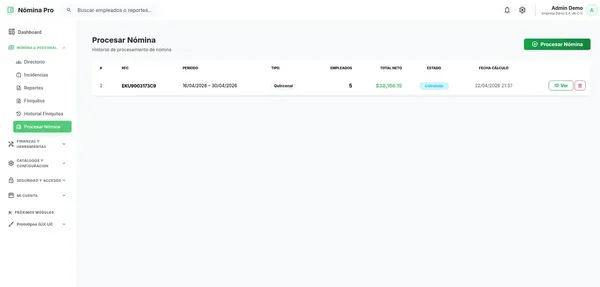 Procesamiento ultrarrápido y cálculo exacto de nómina con el motor Java de NovusCore